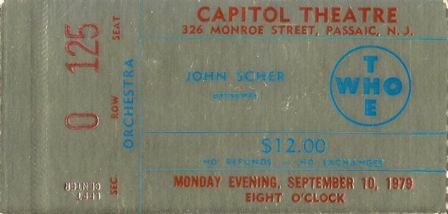 The Who - Capitol Theater - 9-10-79