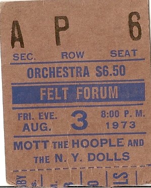 Mott the Hoople - Felt Forum - 8-3-73