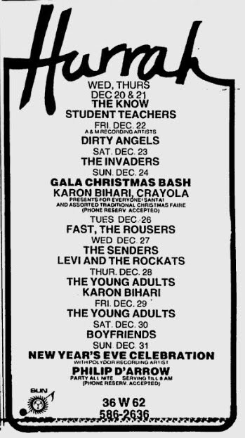 Dirty Angels - Hurrah -12-22-78