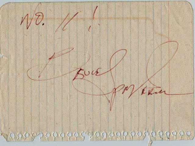 Springsteen autograph 1978 - RESIZE